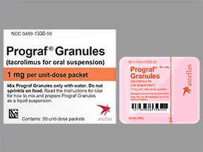 Prograf 1 mg oral granules in packet