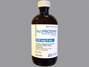 Naprosyn 125 mg/5 mL oral suspension