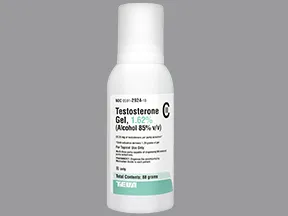 testosterone 20.25 mg/1.25 gram per pump act.(1.62 %) transdermal gel