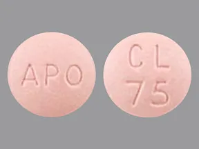 clopidogrel 75 mg tablet