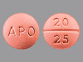 benazepril 20 mg-hydrochlorothiazide 25 mg tablet