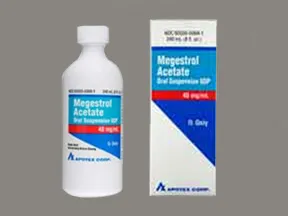 megestrol 400 mg/10 mL (40 mg/mL) oral suspension