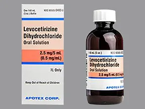 levocetirizine 2.5 mg/5 mL oral solution