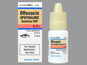 can you put ofloxacin opthalmic solution in your dogs eye