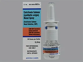 calcitonin (salmon) 200 unit/actuation nasal spray
