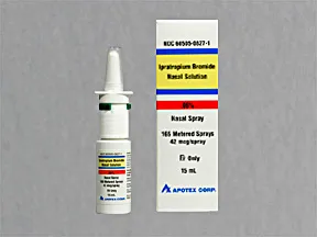 ipratropium bromide 42 mcg (0.06 %) nasal spray