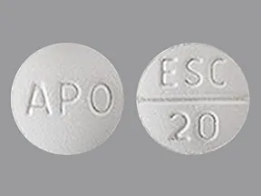 escitalopram 20 mg tablet