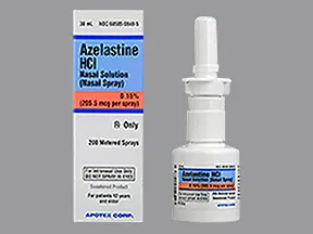 Azelastine nasal store spray dosage