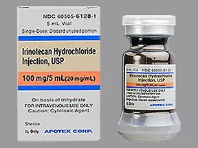irinotecan 100 mg/5 mL intravenous solution