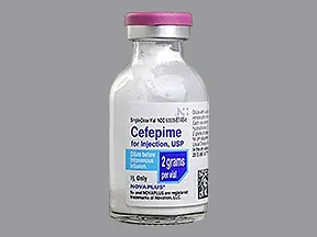 cefepime 2 gram solution for injection