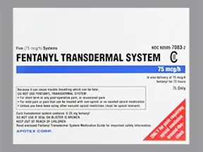 fentanyl 75 mcg/hr transdermal patch