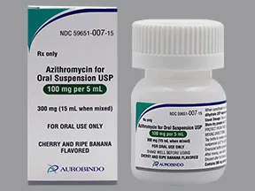 azithromycin 100 mg/5 mL oral suspension