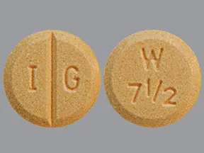 warfarin 7.5 mg tablet