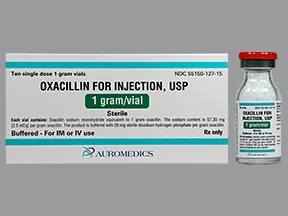 oxacillin 1 gram solution for injection