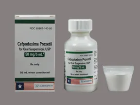 cefpodoxime 50 mg/5 mL oral suspension