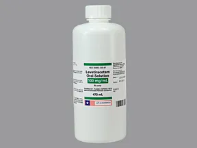 levetiracetam 100 mg/mL oral solution