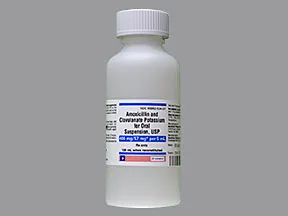 amoxicillin 400 mg-potassium clavulanate 57 mg/5 mL oral suspension