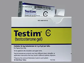 Testim 50 mg/5 gram (1 %) transdermal gel