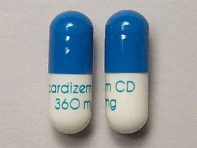 Cardizem CD 360 mg capsule,extended release