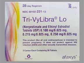 Tri-VyLibra Lo 0.18/0.215/0.25 mg-25 mcg tablet