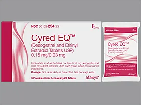Cyred EQ 0.15 mg-0.03 mg tablet