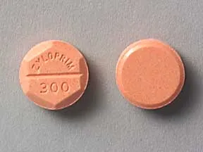 Zyloprim 300 mg tablet
