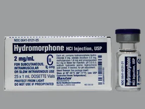hydromorphone 2 mg/mL injection solution