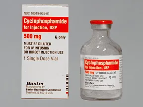 cyclophosphamide 500 mg intravenous powder for solution