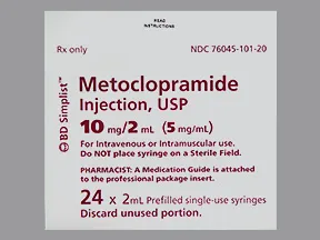 metoclopramide 5 mg/mL injection syringe