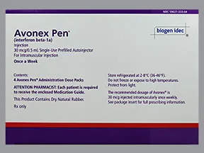 Avonex 30 mcg/0.5 mL intramuscular pen kit