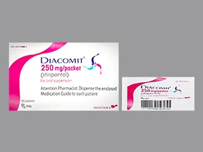 Diacomit 250 mg oral powder packet