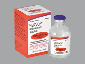 Yervoy 200 mg/40 mL (5 mg/mL) intravenous solution