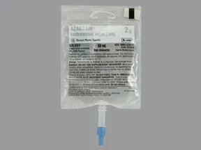 Azactam 2 gram/50 mL in dextrose (iso-osmotic) intravenous piggyback