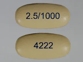 Kombiglyze XR 2.5 mg-1,000 mg tablet,extended release
