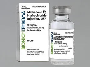 methadone 10 mg/mL injection solution