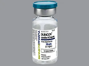 Duraclon (PF) 1,000 mcg/10 mL (100 mcg/mL) epidural solution