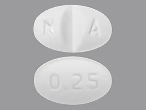 25 xanax mg white round pill