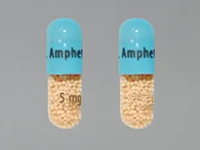 dextroamphetamine-amphetamine ER 5 mg 24hr capsule,extend release