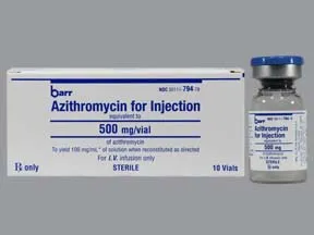 Azithromycin 500 mg iv