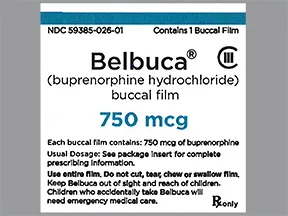 Belbuca 750 mcg buccal film