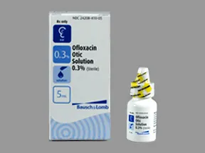 ofloxacin 0.3 % ear drops