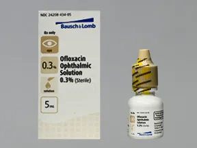 what is ofloxacin eye drop used for
