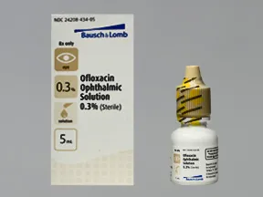 can you put ofloxacin opthalmic solution in your dogs eye