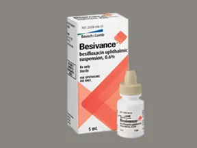 Besivance 0.6 % eye drops,suspension