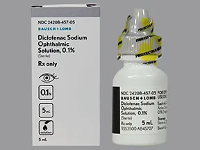 diclofenac 0.1 % eye drops