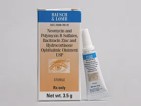 neomycin-bacitracin-poly-HC 3.5 mg-400-10,000 unit/g-1 % eye ointment