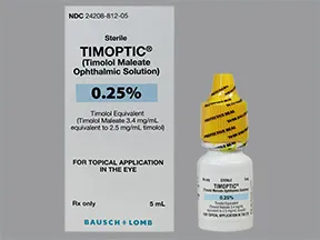 Timoptic 0.25 % eye drops