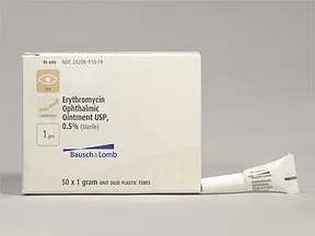 erythromycin eye ointment for newborns side effects