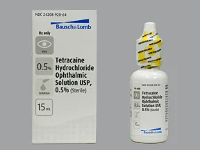 tetracaine 0.5 % eye drops