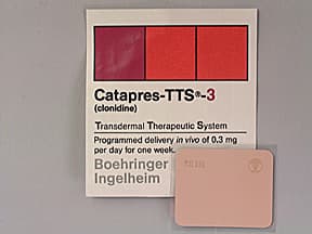 Catapres-TTS-3 0.3 mg/24 hr transdermal patch